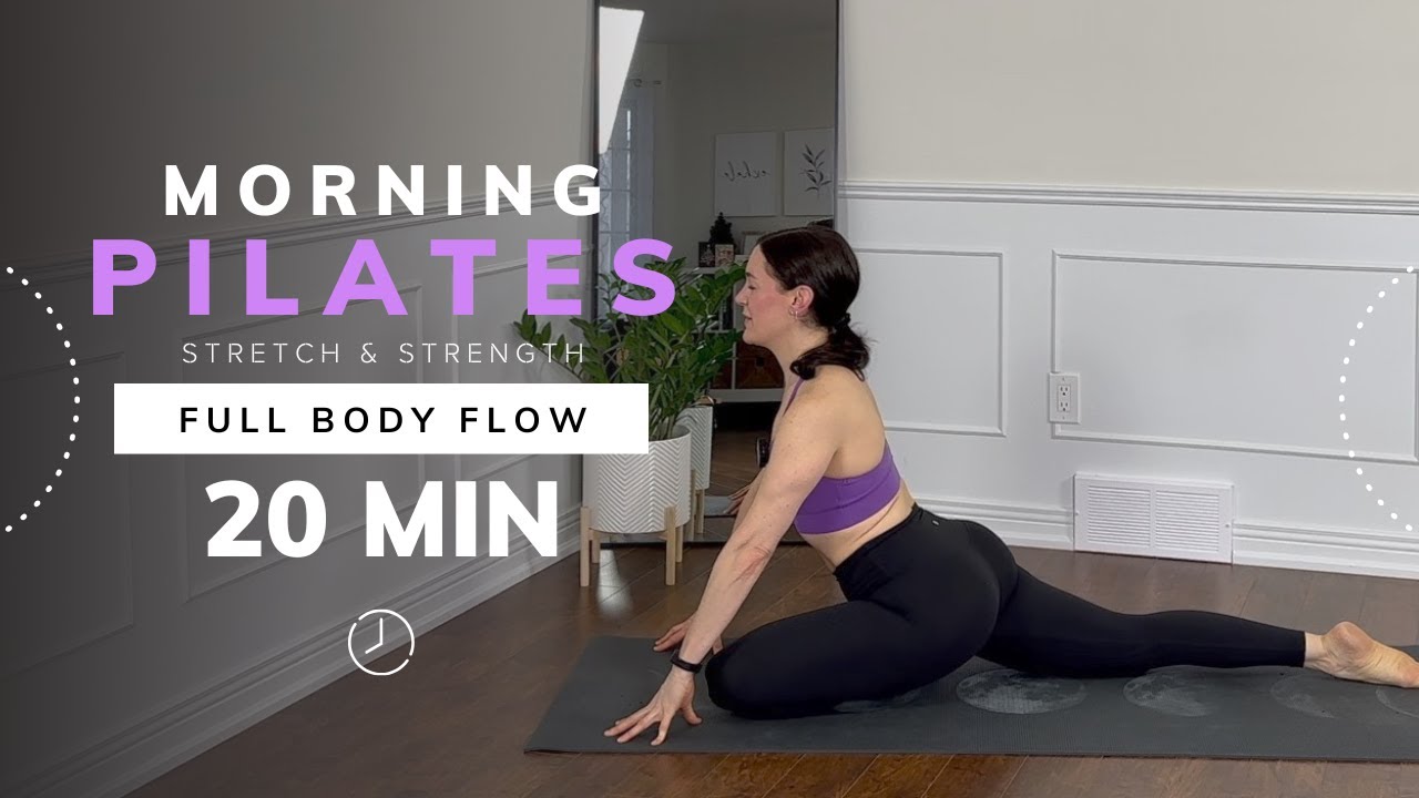 20 MIN MORNING PILATES: Full Body Pilates Workout | No Equipment