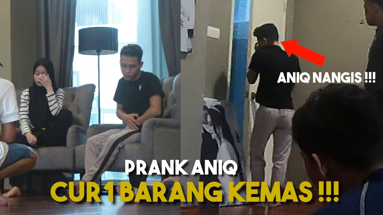 Prank Aniq Sampai Menangis !!! Emas Bella Hilang...