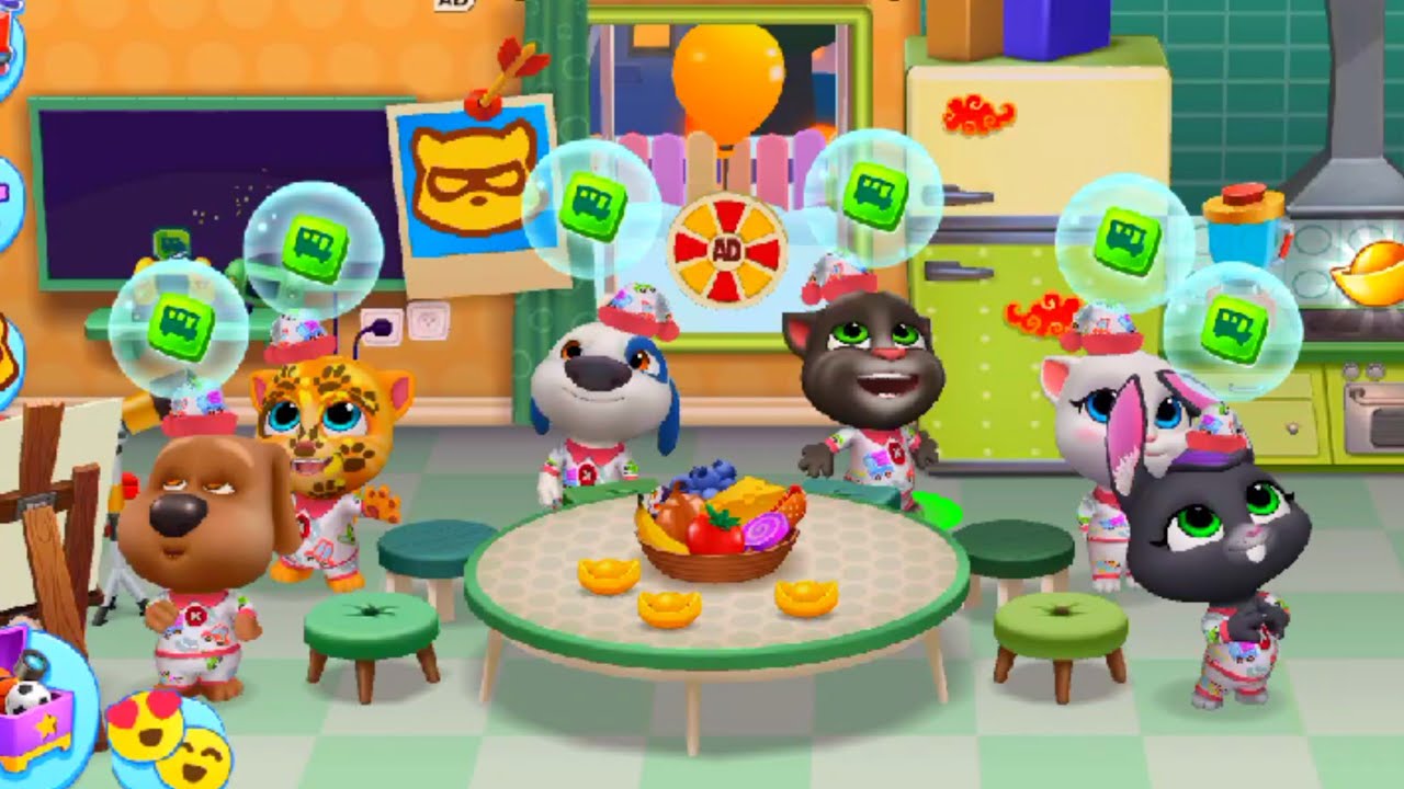 Big Update 2926 My Talking Tom friends l New House Talking Tom friends 😱😱😱