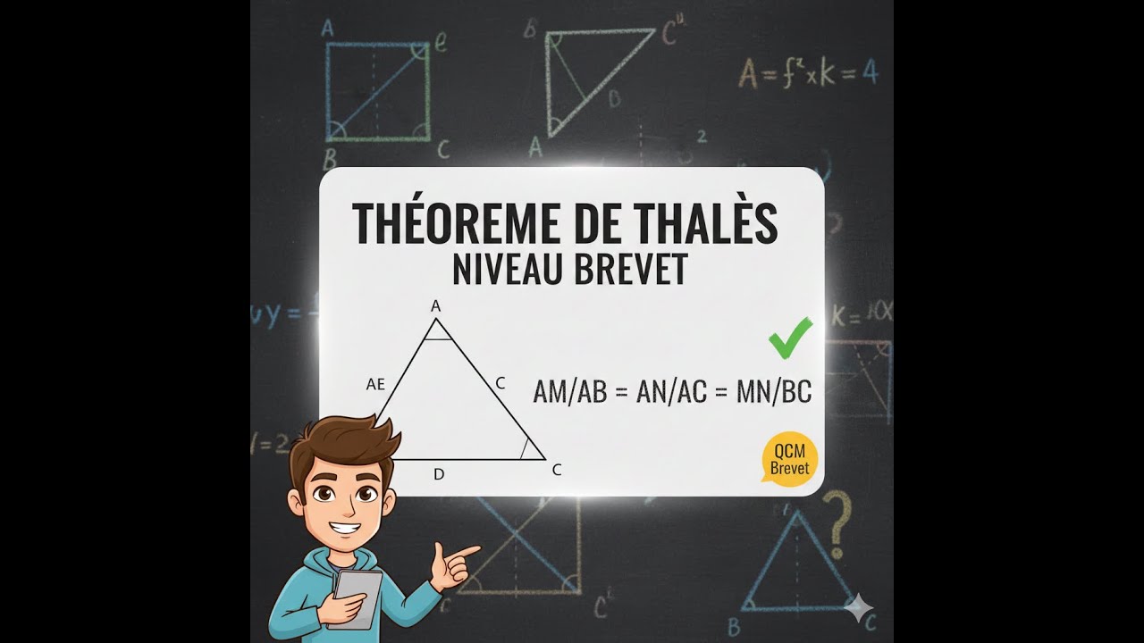 QCM – Théorème de Thalès (niveau Brevet)