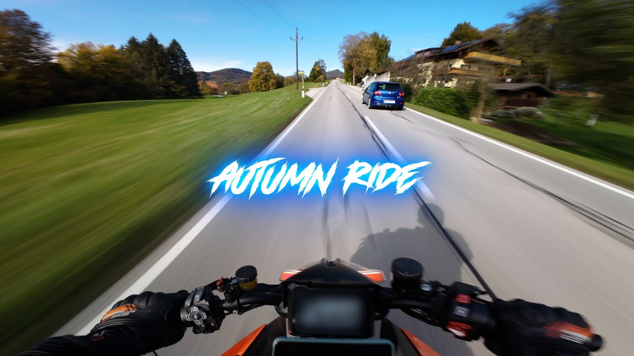 🔊 2020 KTM Super Duke 1290R | Autumn POV Ride | [RAW] #djiosmoaction4