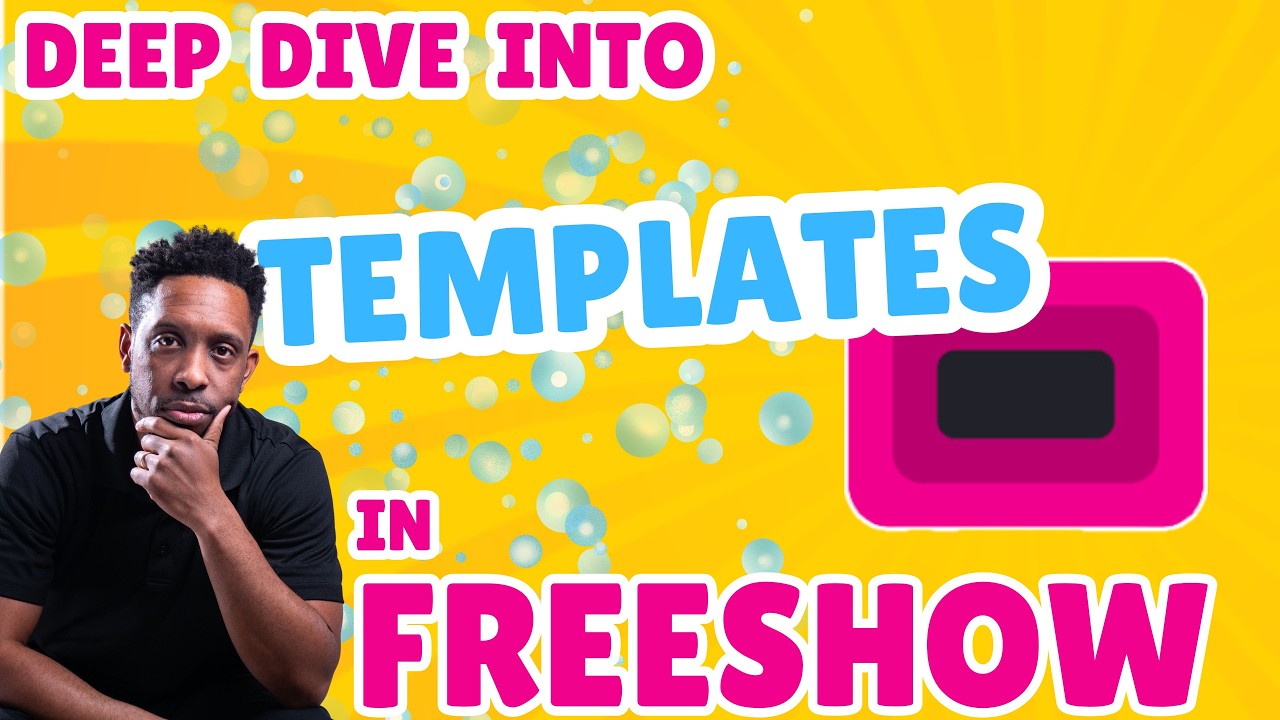 Deep Dive Into Freeshow Templates #freeshowtutorial #churchtech
