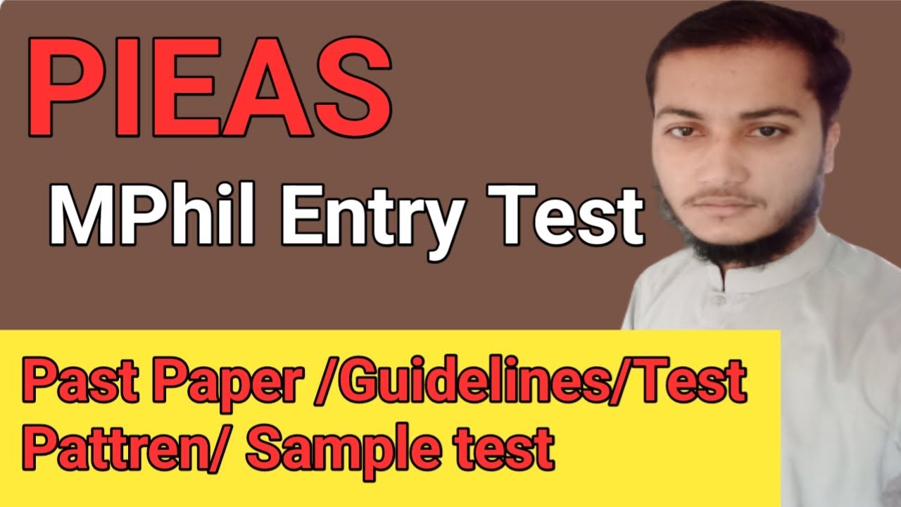 Pias university Mphil past paper | PIAS | Entry test  mphil pias | Past paper PIAS university