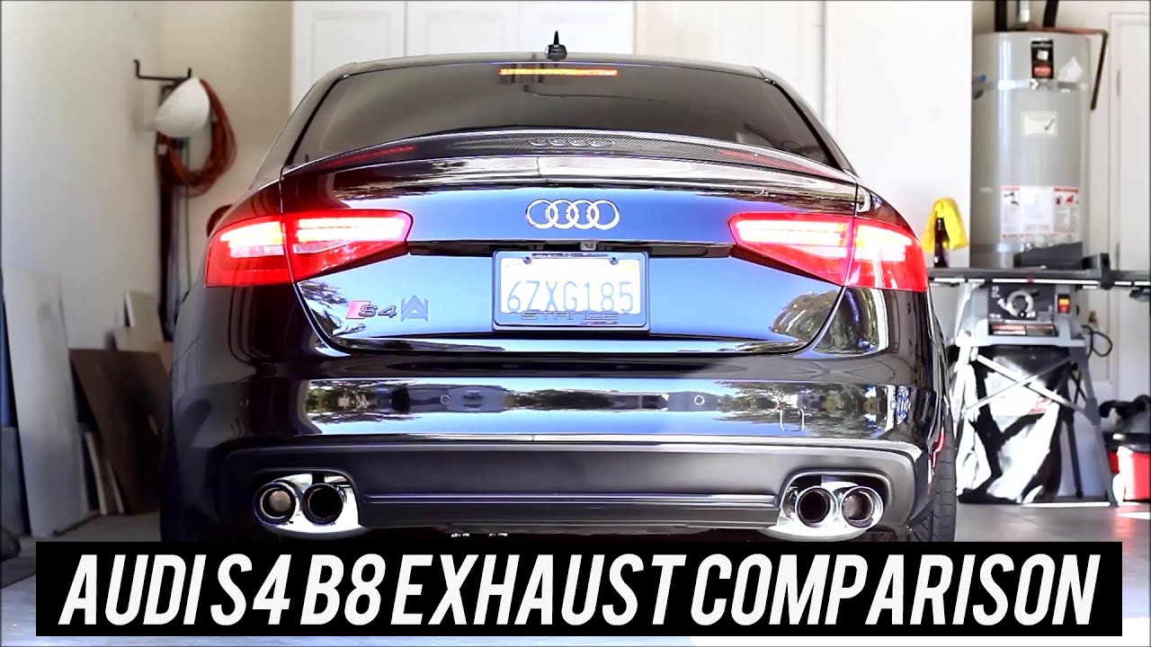 Audi S4 B8 Exhaust Comparison [Miltek,Capristo, Armytrix, etc]