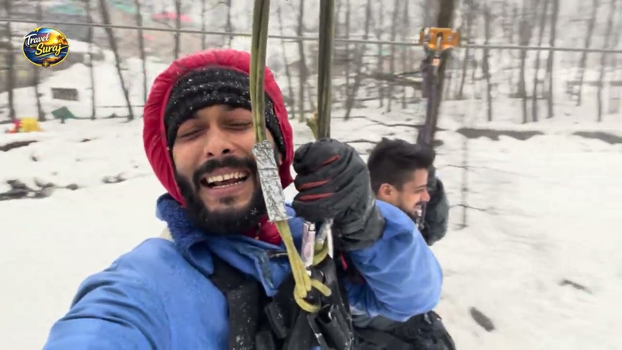 “Is Solang Valley Overhyped or Worth It? 🤔 #travel #travelvlog #snowfall #himachal #solangvalley 