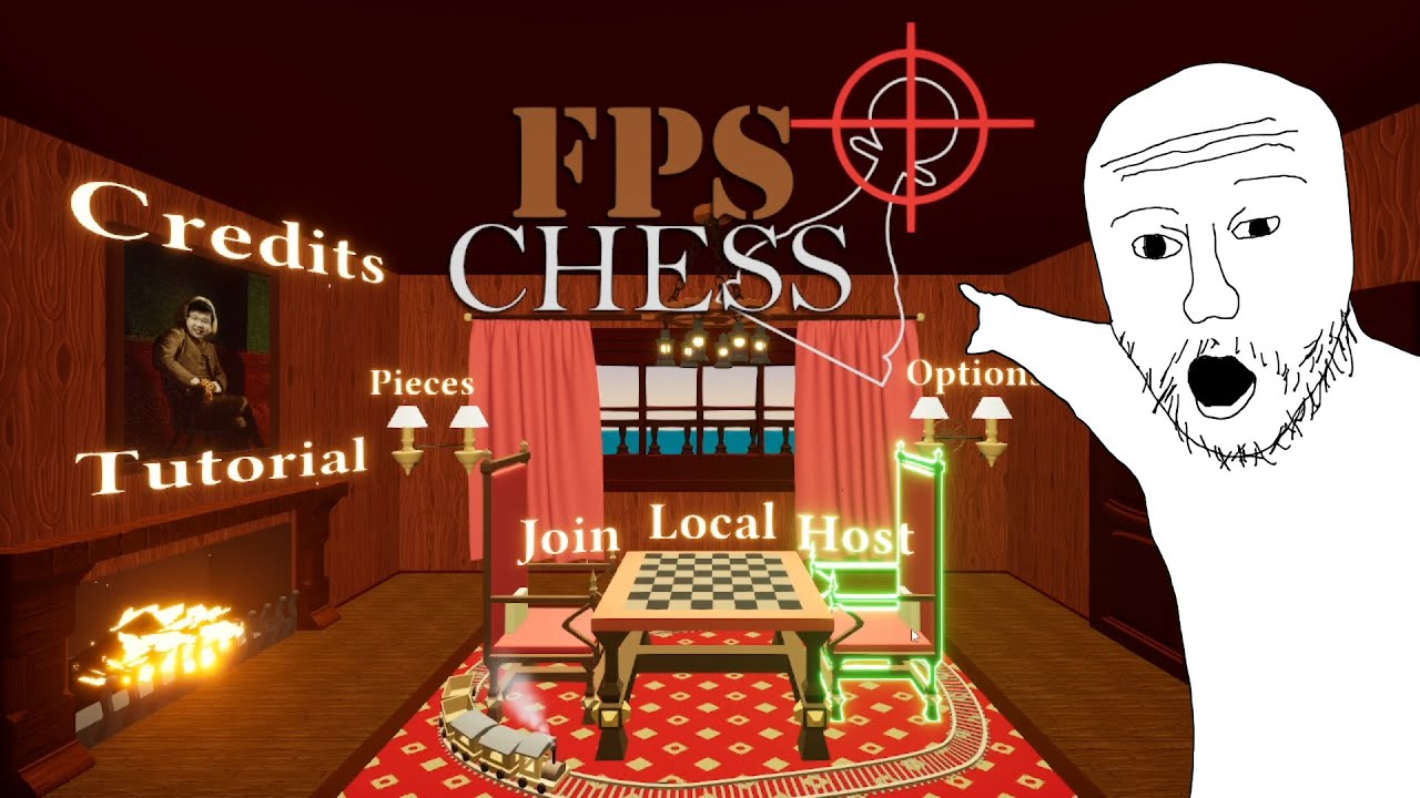 First time playing FPS Chess (w/ my friend)