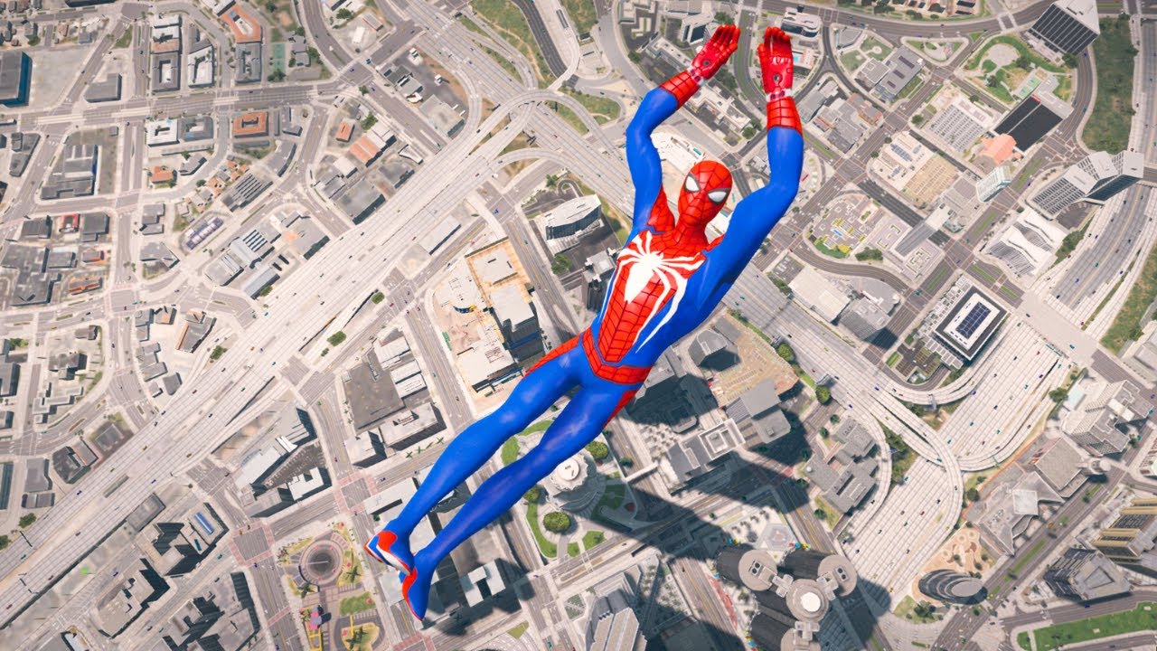 GTA 5 Spider-Man Ragdolls & Crazy Jumps/Fails | Euphoria Physics Funny Moments Compilation part #19
