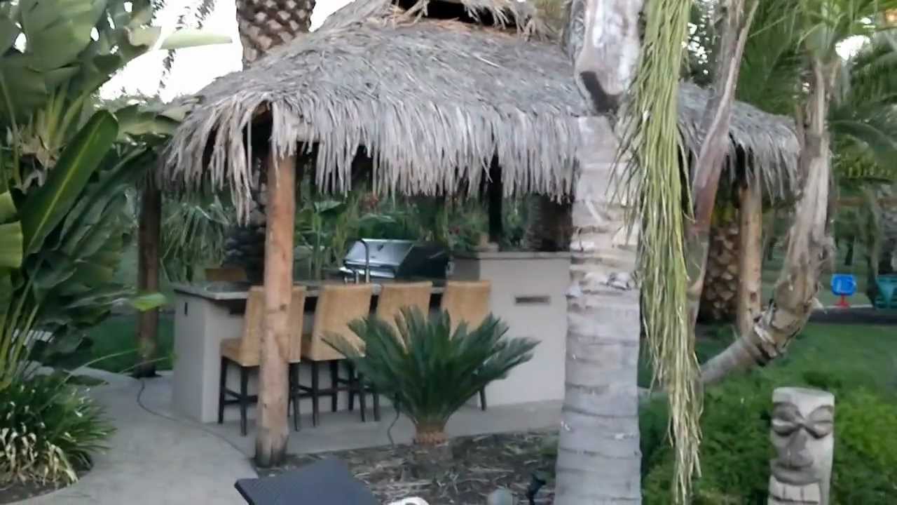 Tropical yard finished.