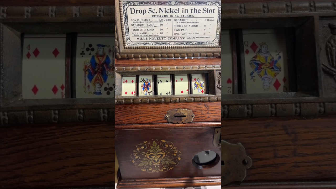 This Is One Of The Rarest Antique Slot Machines EVER 🎰