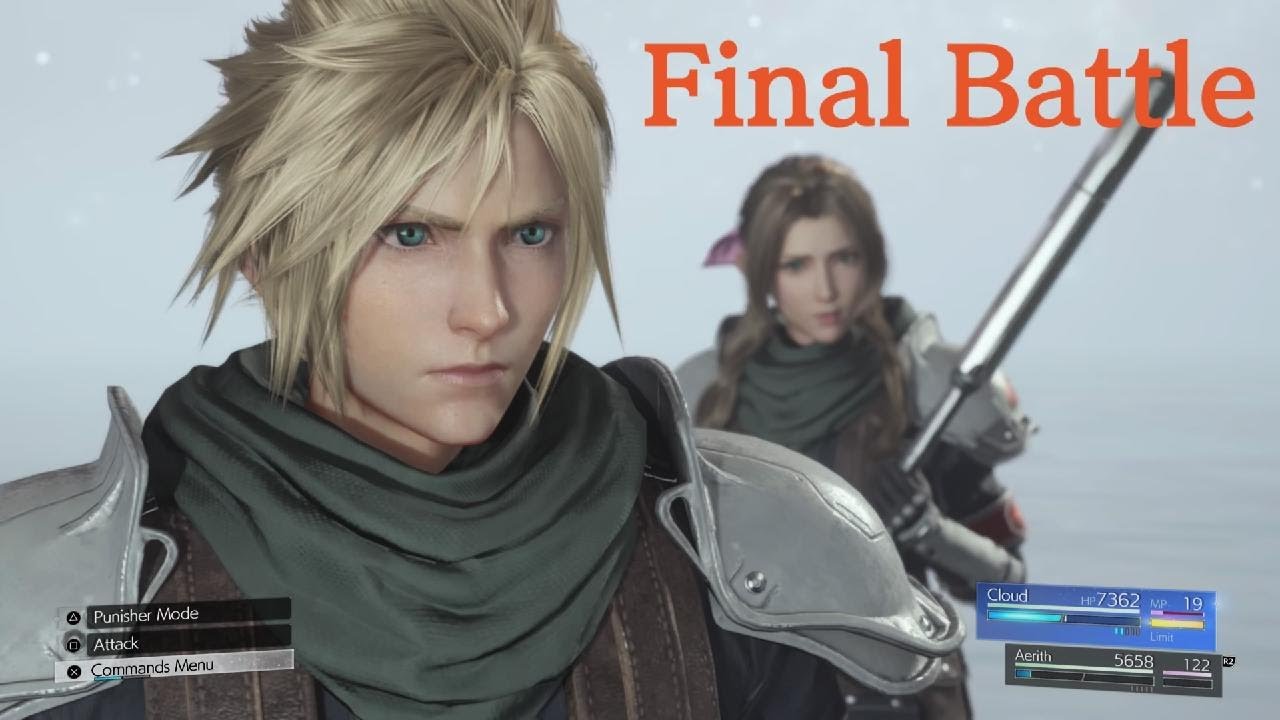 Cloud and Aerith vs. Sephiroth (Hard Mode)