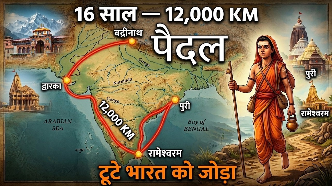 Jab Ek 16 Saal k Sanyasi Ne Toote Hue Bharat Ko Phir Se Jod Diya |  चार धाम यात्रा
