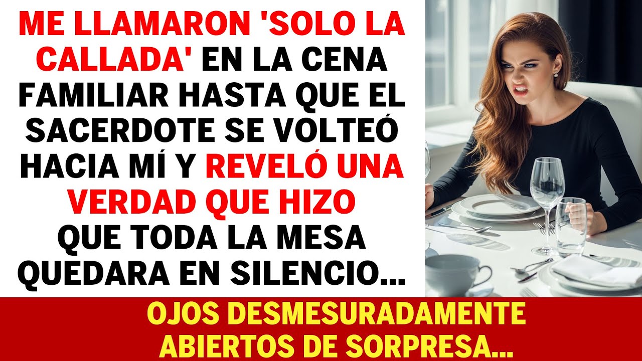 En La Cena Familiar Dijeron Que No Era Nadie — Entonces El Sacerdote Dijo, Ella Financia El Orfanato