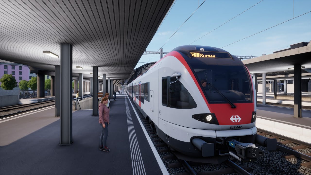 Lets Play | Train Sim World 3 | S-Bahn Zentralschweiz | Testfahrt