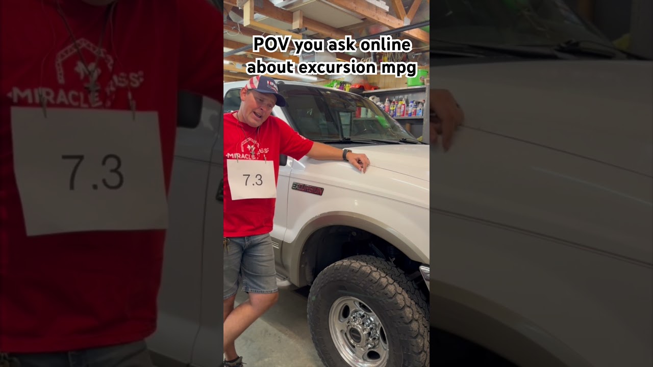 POV: You Dive into the Quest for Excursion Gas Mileage!