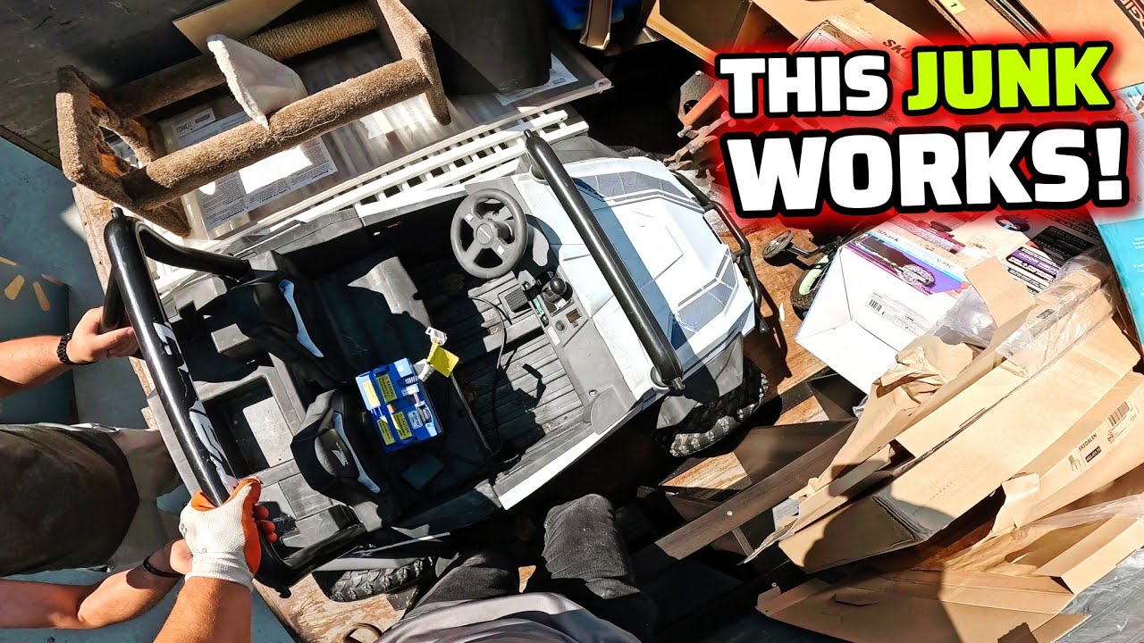 I Got Paid To Remove A $300 Kids JEEP! | Day In The Junk Removal Business!