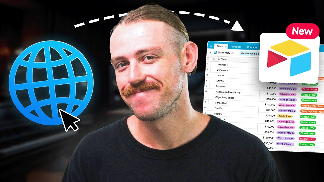 Airtable только что получил обновление ИИ: встречайте веб-таблицы