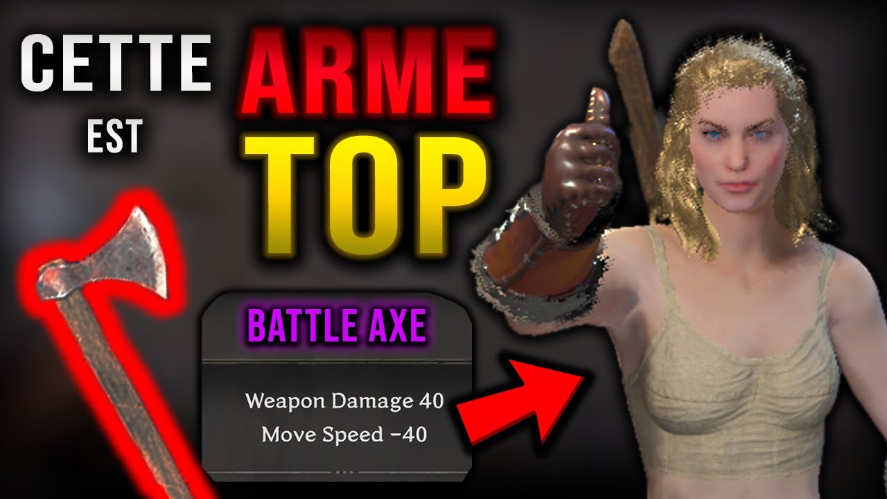 Barbare + Battle AXE c'est un PLAISIR ! Dark & Darker