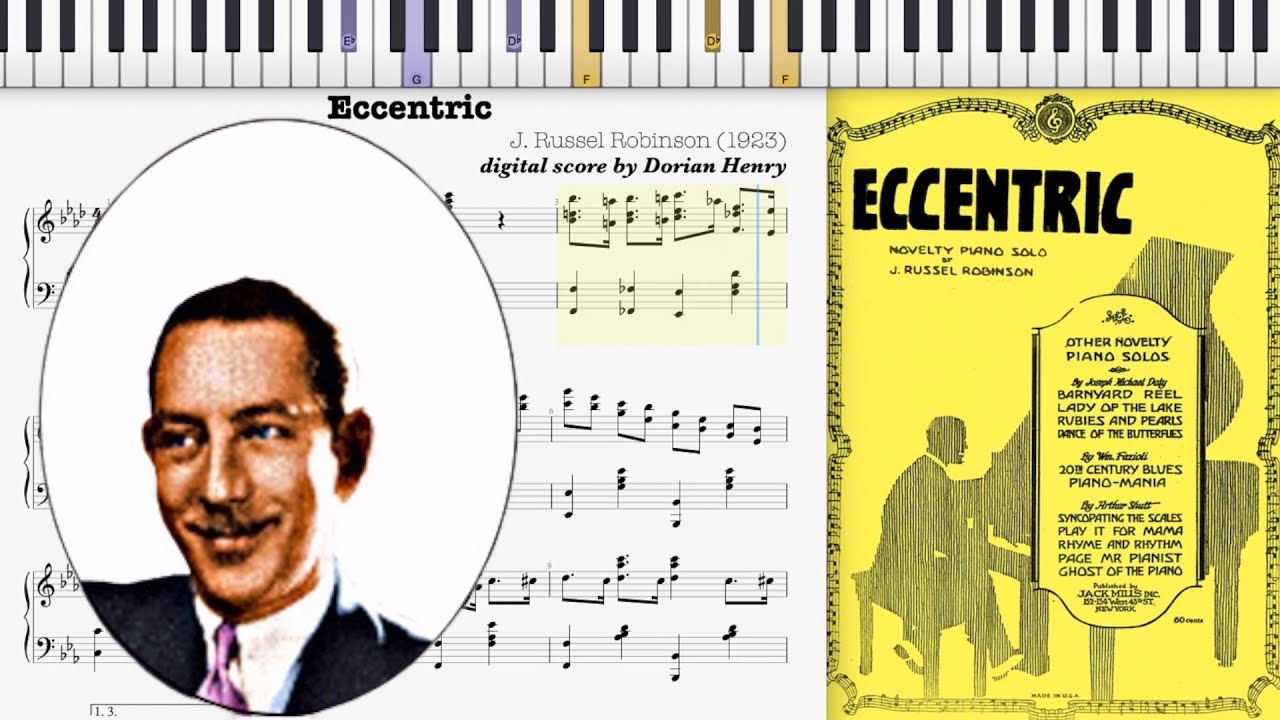 Eccentric by J. Russel Robinson (1923, Novelty piano)