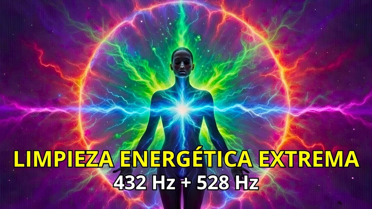 432 Hz + 528 Hz: LIMPIEZA ENERGÉTICA EXTREMA para ELIMINAR MALAS ENERGÍAS y PESADEZ (Campanillas de