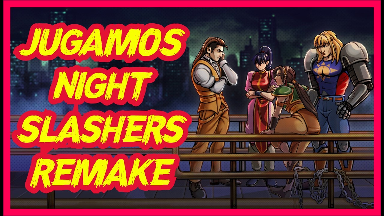 Night Slashers: Remake - gameplay de la remake de este clasico Beat em Up #videojuegos #gameplay