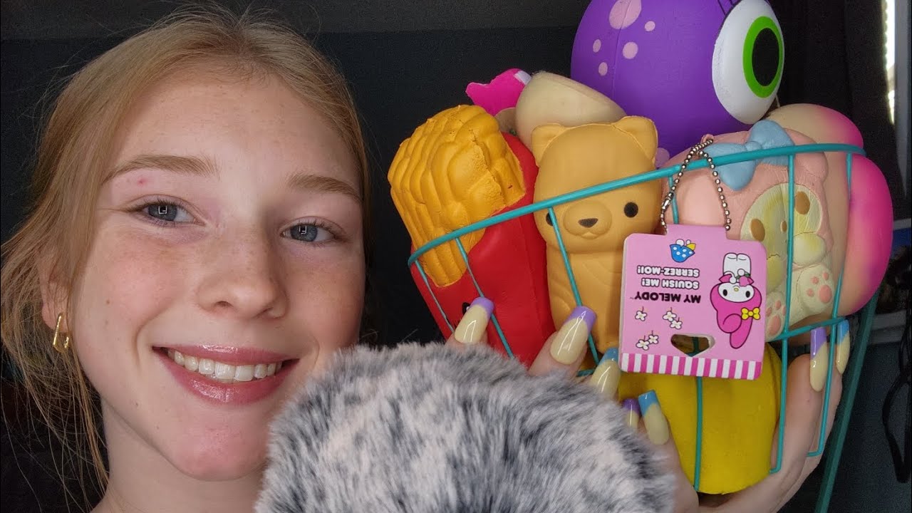 [ASMR] Playing with squishies