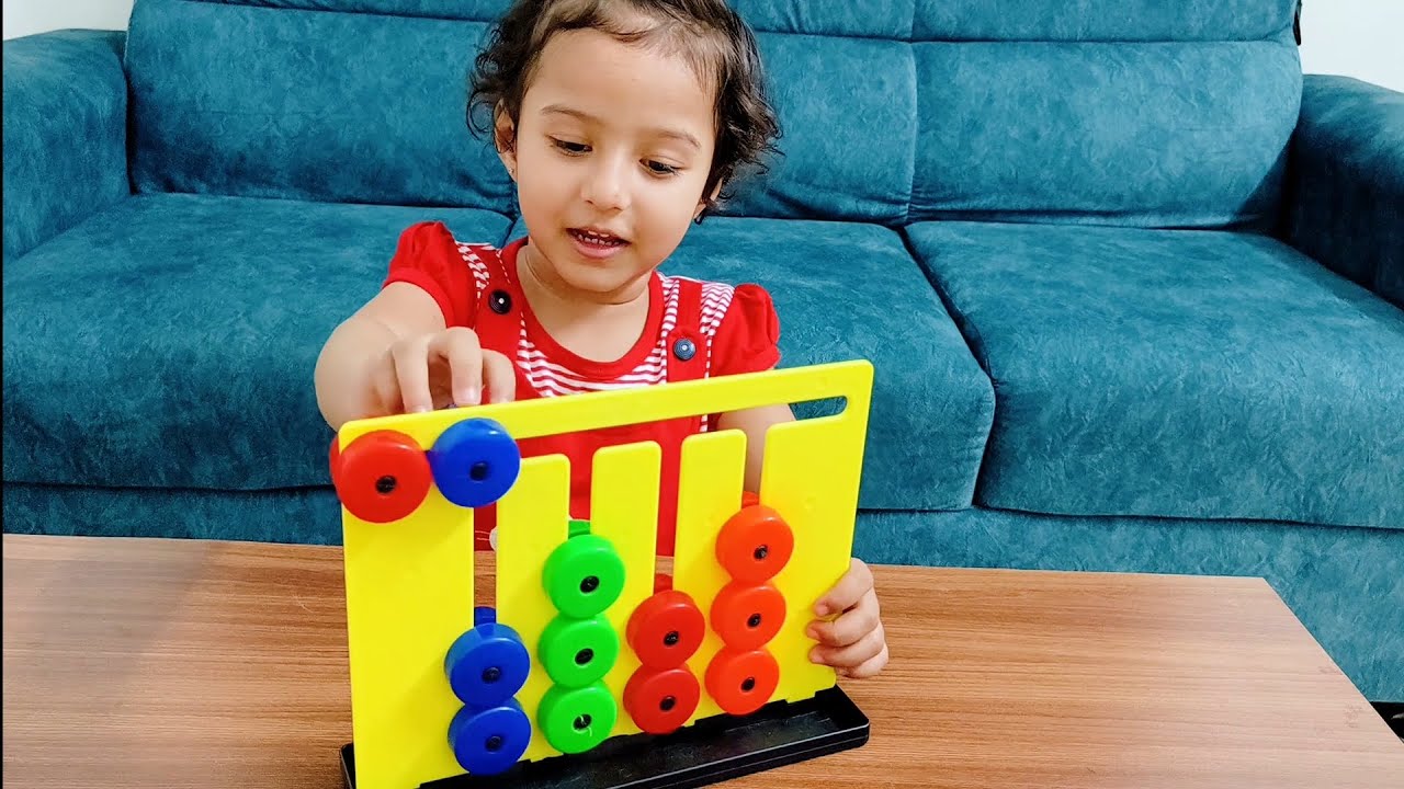 Abacus Toy Learning | Colors & Counting for Kids | Montessori Activity