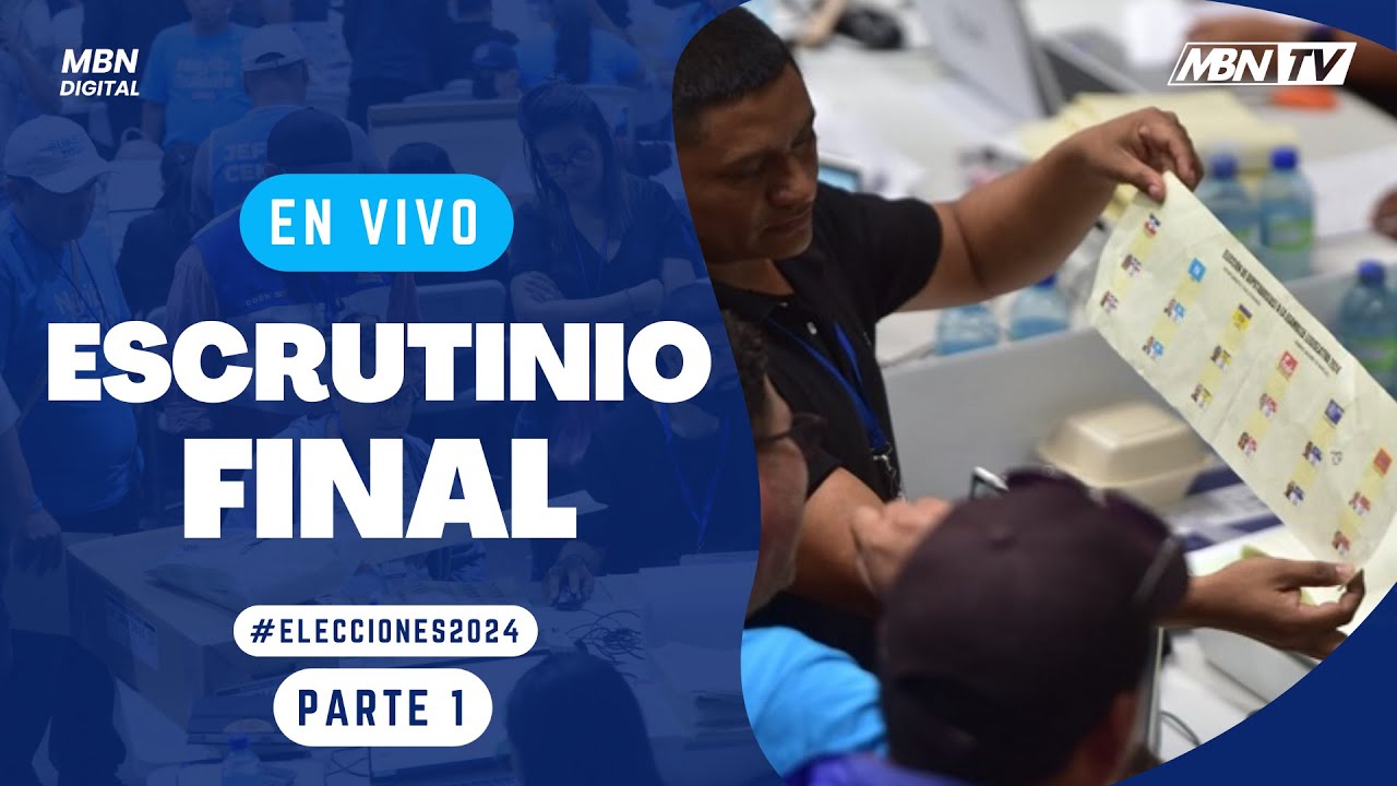 #EnVivo Escrutinio Final para Diputados de la Asamblea | PARTE 1