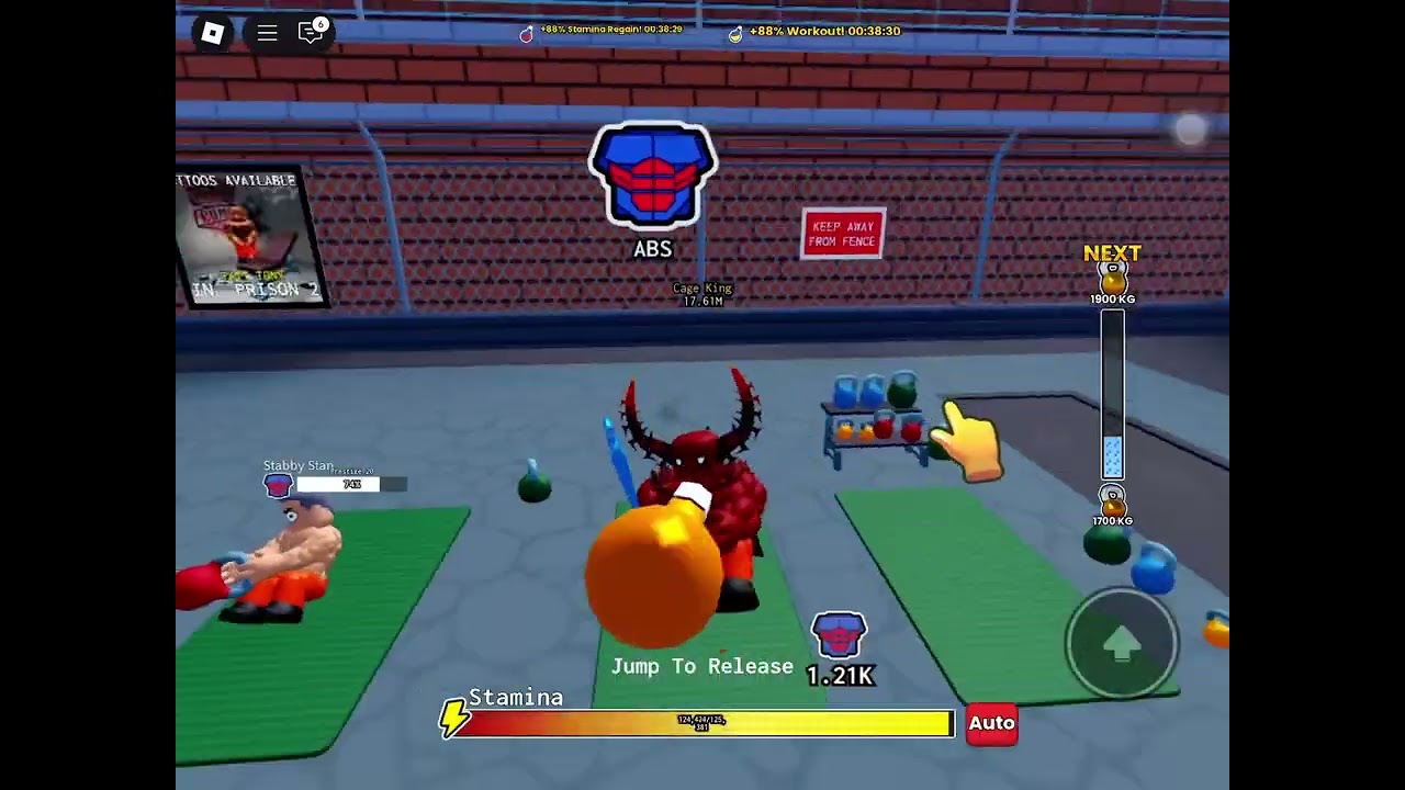 I got the DEMON skin! And acchieved the prestige 20 in prison pump - roblox