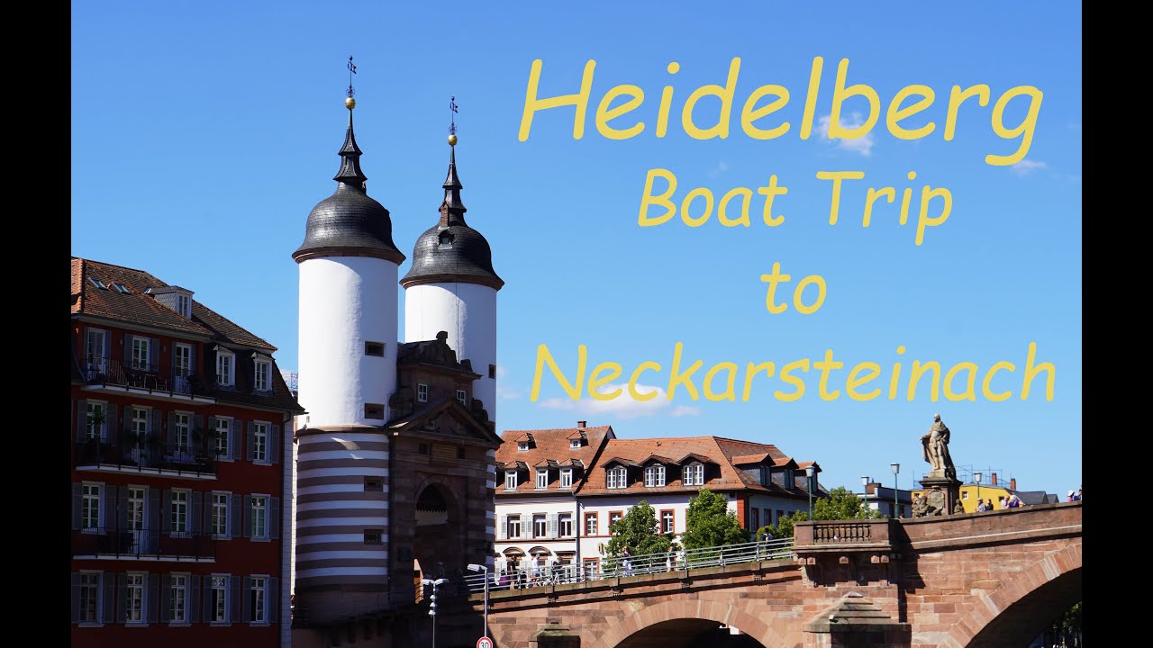 *Bootstour auf dem Neckar von Heidelberg nach Neckarsteinach* Heidelberg Boattrip* -2fler- unterwegs