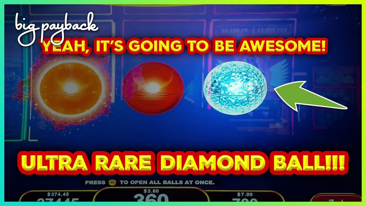 What does the ULTRA RARE DIAMOND BALL DO?! Treasure Ball Slots!!!
