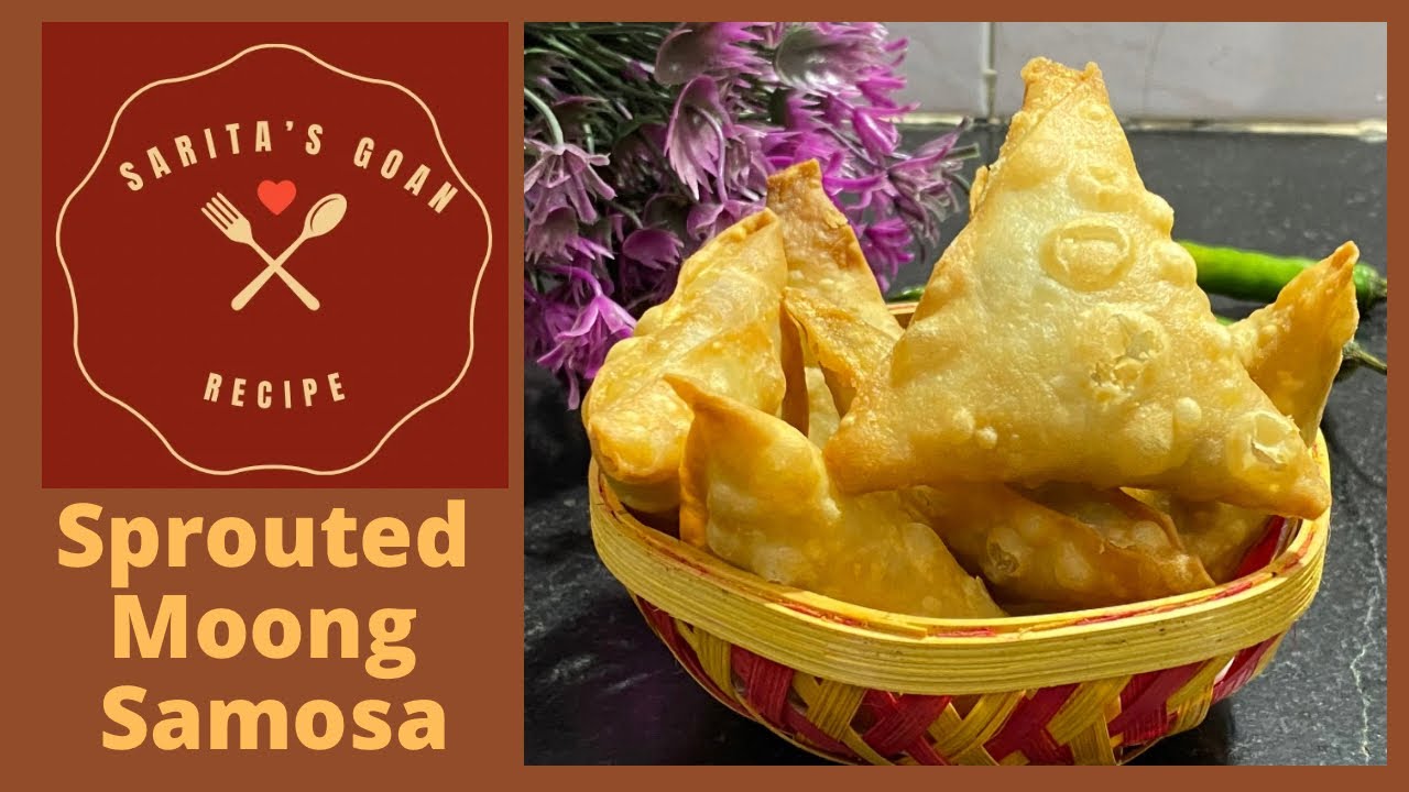 Sprouted Moong Samosa | Mugache Samosa | Moong Samosa | Sarita’s Goan Recipes |