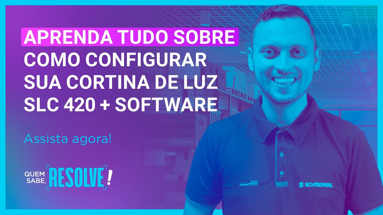 Cortina de Luz SLC 420: funções, proteção de pontos e zonas perigosas!
