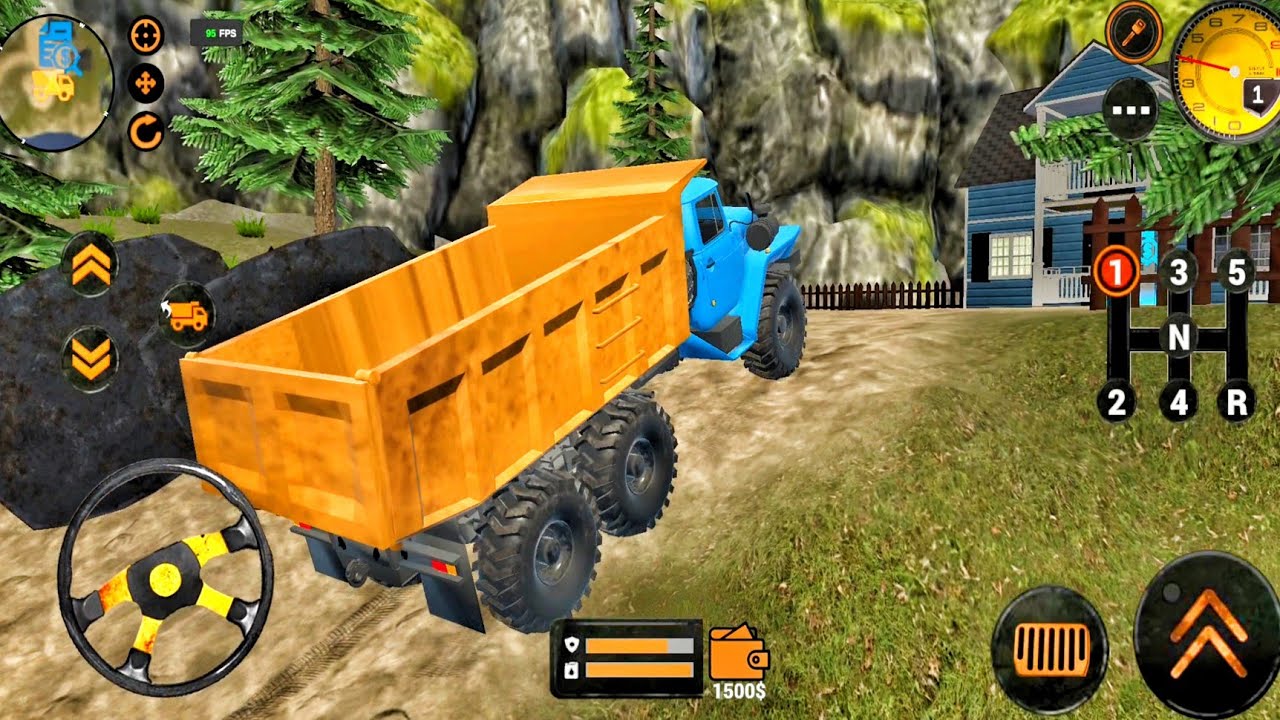 Backhoe Loader JCB Simulator Gameplay - Indian Vehicles JCB Truck Driving - Android Gameplay