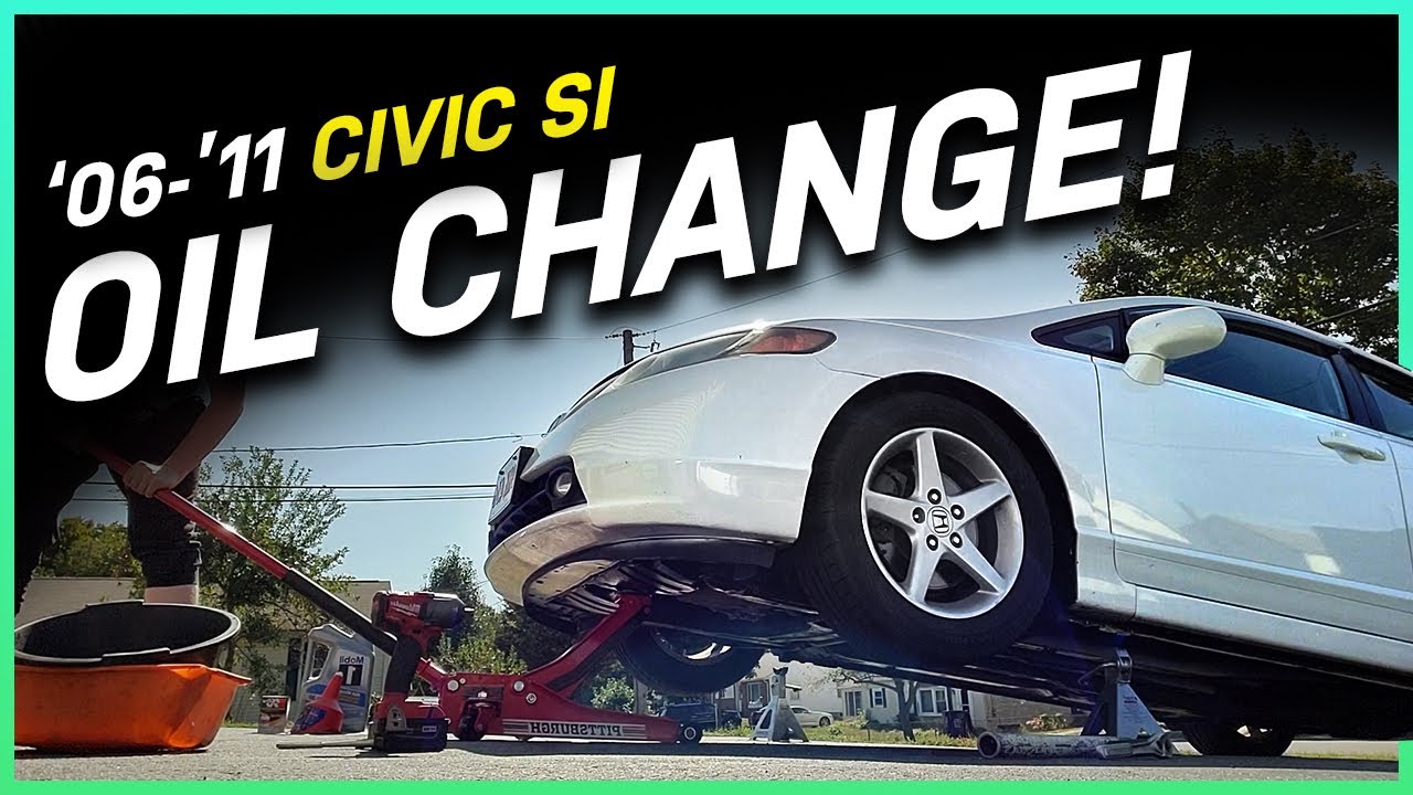 How to CHANGE your OIL! 8th Gen Civic SI ('07-'11)