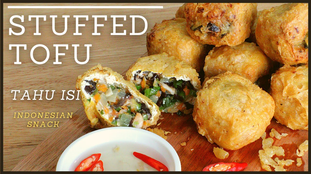 EASY HOMEMADE CRISPY STUFFED TOFU | INDONESIAN TAHU ISI