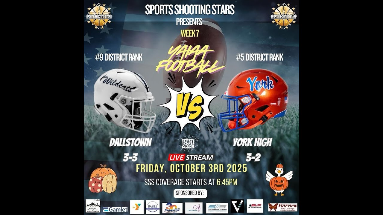 10/3/2025 - Dallstown vs York High - Sports Shooting Stars