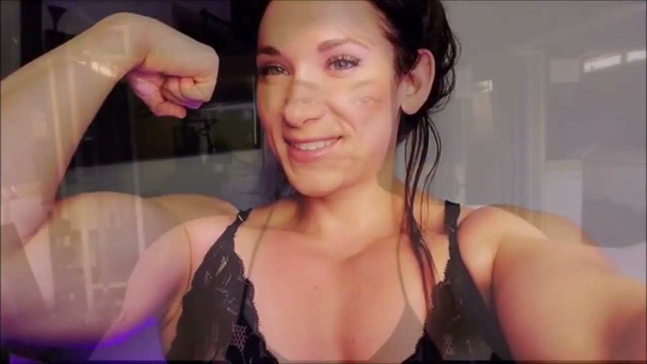 Girl Flexing Biceps Compilation Instagram 12