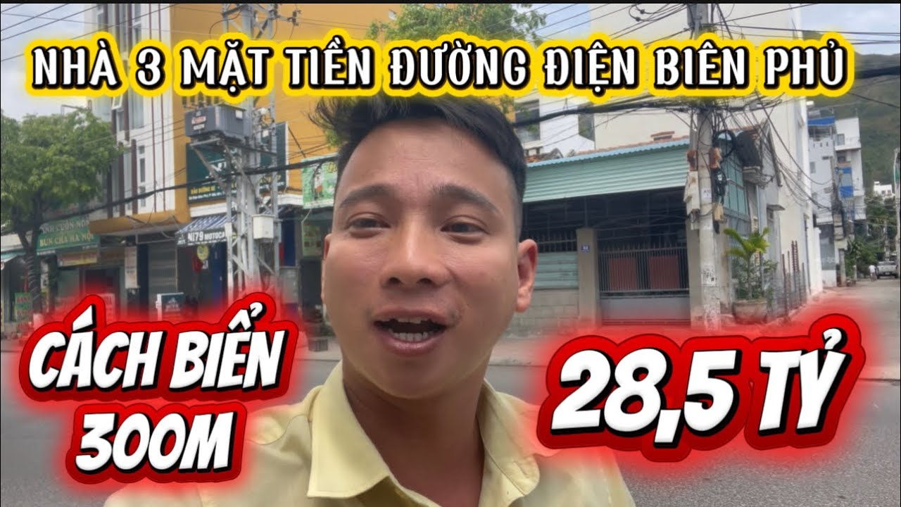 🔥 ĐẤT 3 MẶT TIỀN ĐIỆN BIÊN PHỦ – GẦN BIỂN PHẠM VĂN ĐỒNG – 153m² – GIÁ 28,5 TỶ