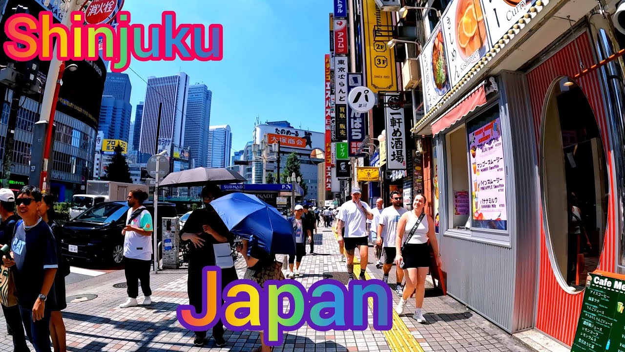 Shinjuku walking tour. Tokyo,  Japan 