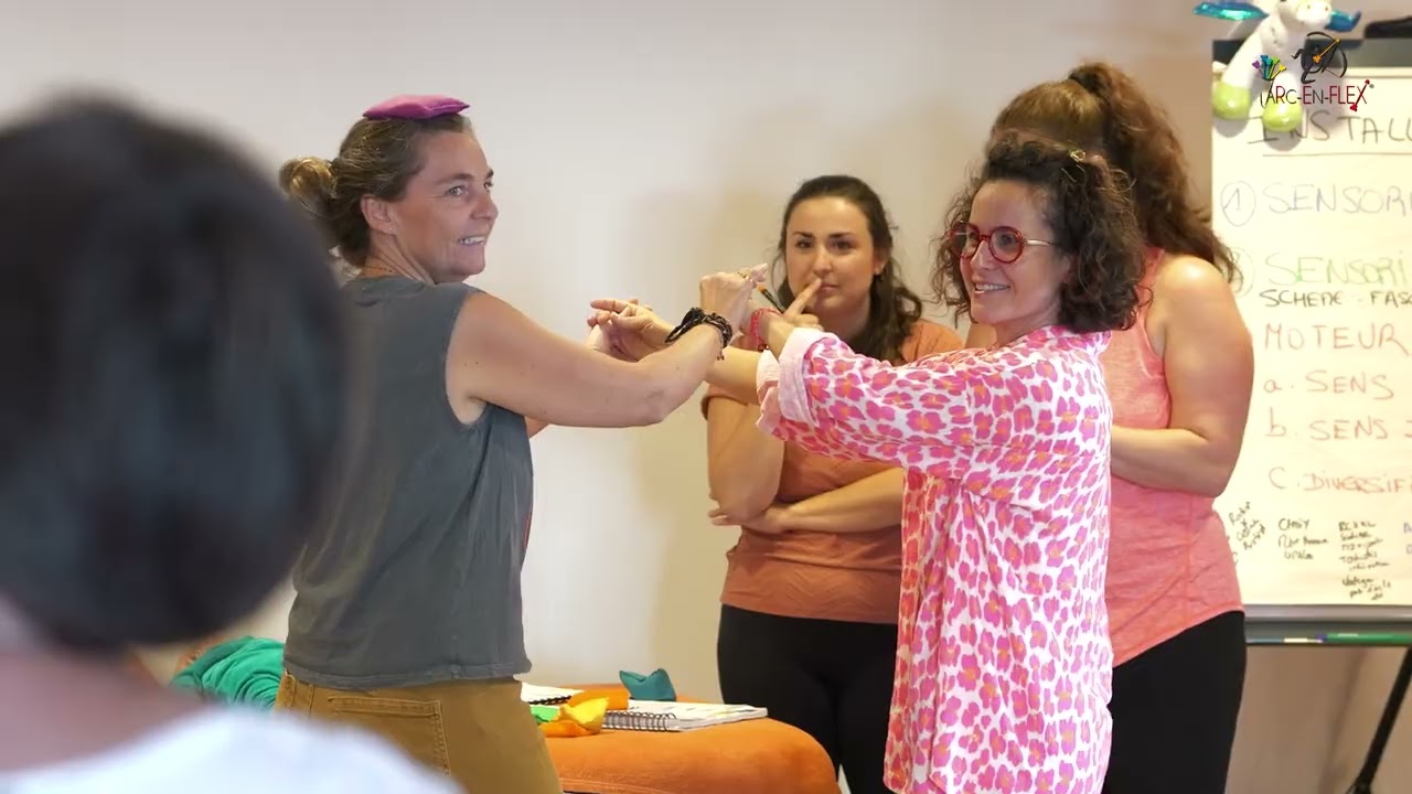 Ambiance de la formation Arc-en-flex - Module Orange