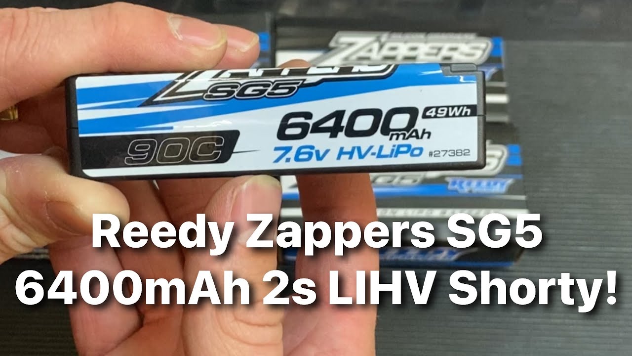 Reedy Zappers SG5 2s 6400mah LIHV Shorty Packs!
