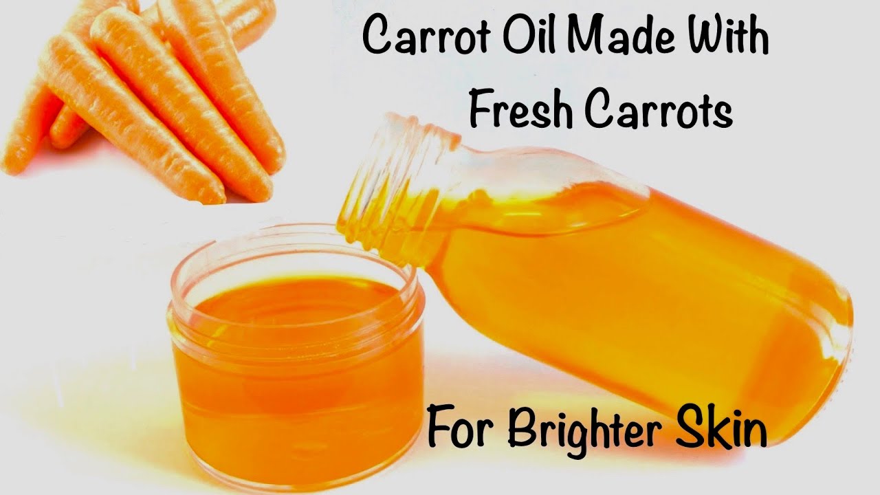 Carrot Oil For Lightening Skin Made With Fresh & Raw Carrots