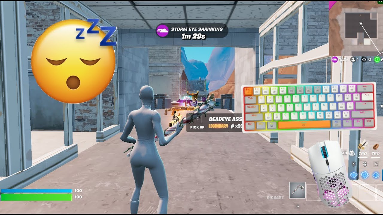 ASMR Chill 🤩 Tilted ZoneWars🏆Keyboard ASMR Fortnite Gameplay