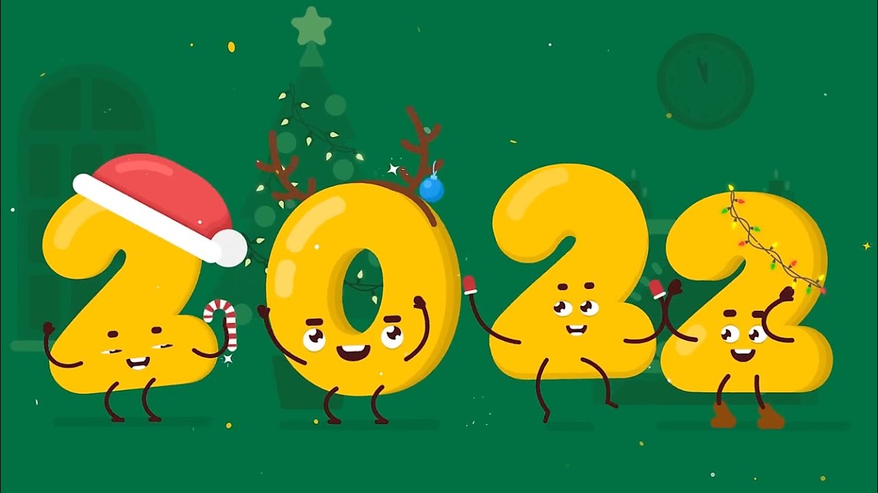 Animacja z liczbami noworocznymi 2022 | Żegnaj 2021 | Witamy 2022 | Szczęśliwego Nowego Roku 2022
