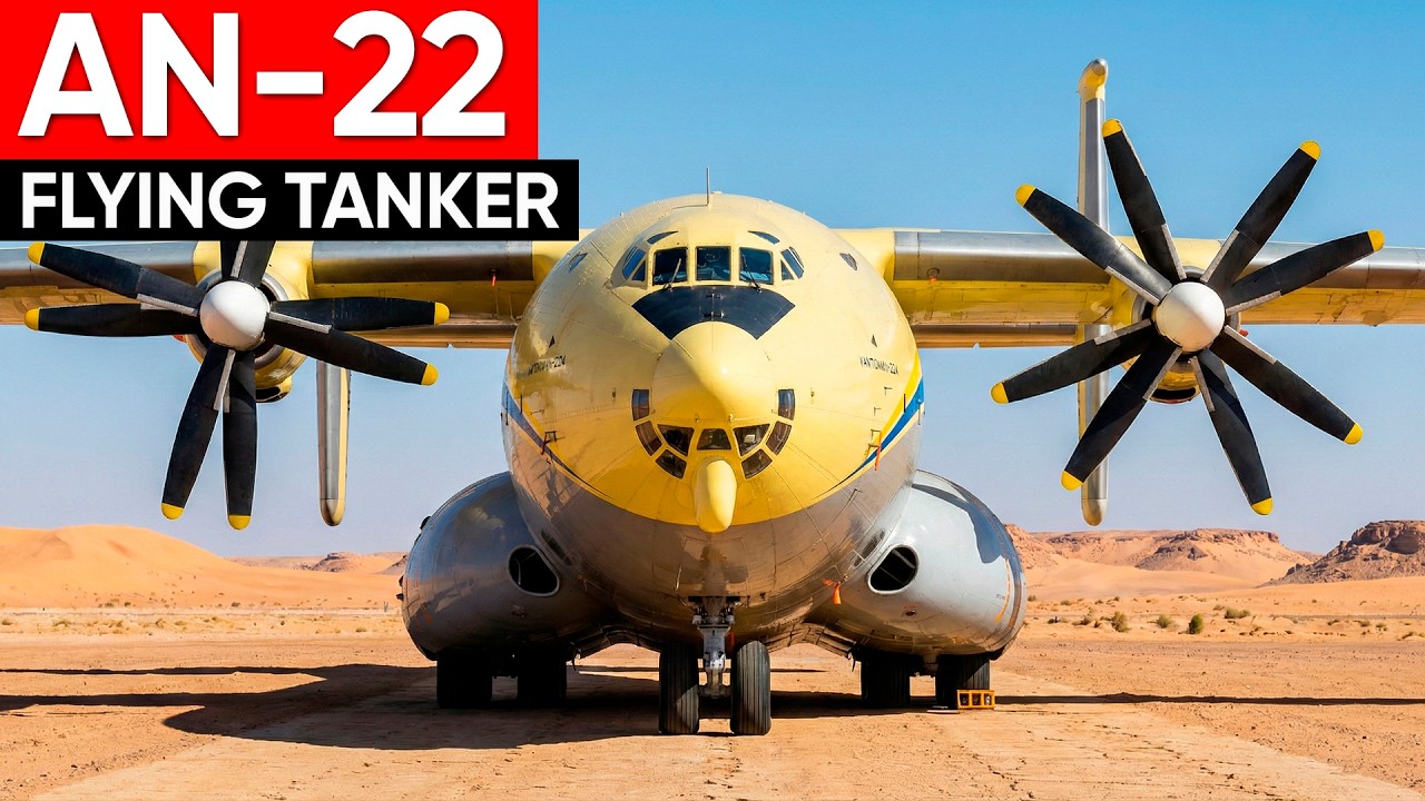 Russia’s PROPELLER BEHEMOTH — The An-22 Is A 250-TON Flying Monster