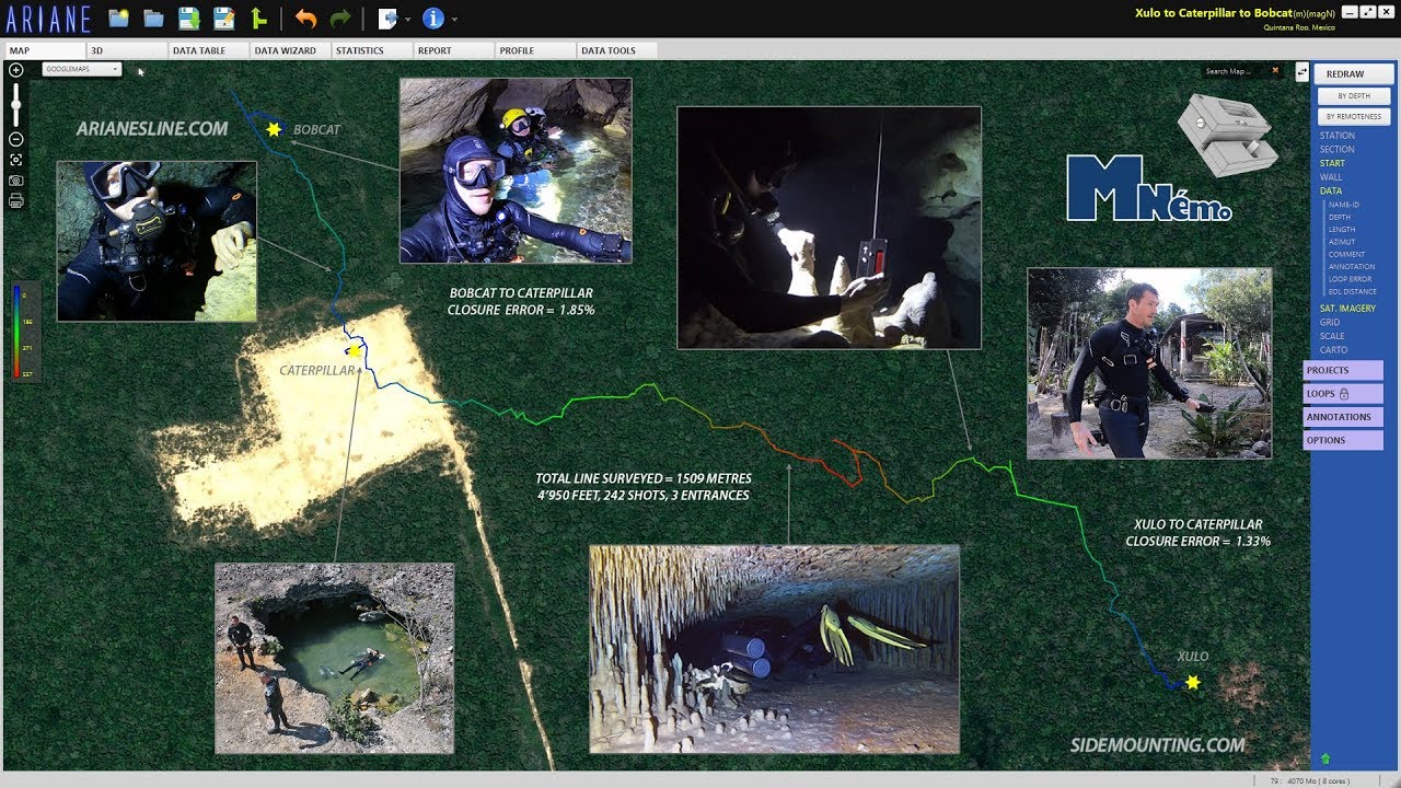 A Complex Cave Diving Traverse | Sidemounting.com