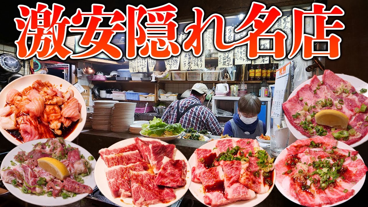 【飯テロ】下町の焼肉屋さんで最高のハラミを爆食！