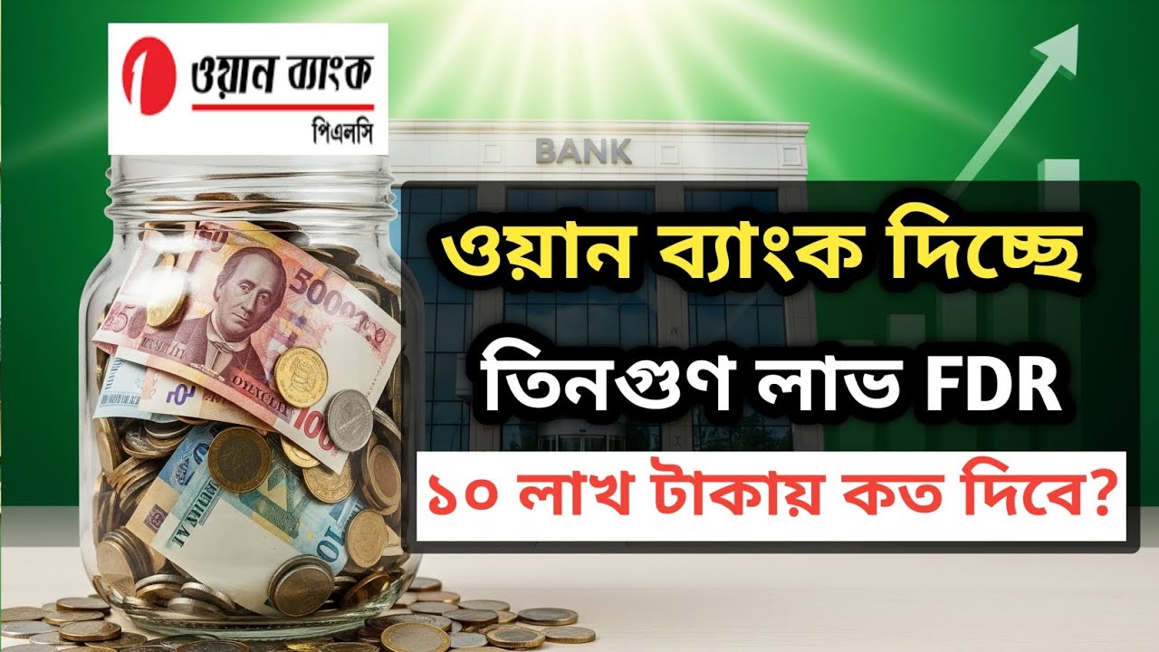 তিনগুণ লাভ FDR করে টাকা জমা রাখলে | One Bank Triple Benefit Scheme 2025 