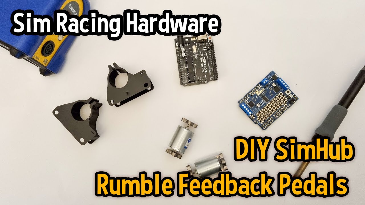 DIY SimHub Rumble Feedback Pedals