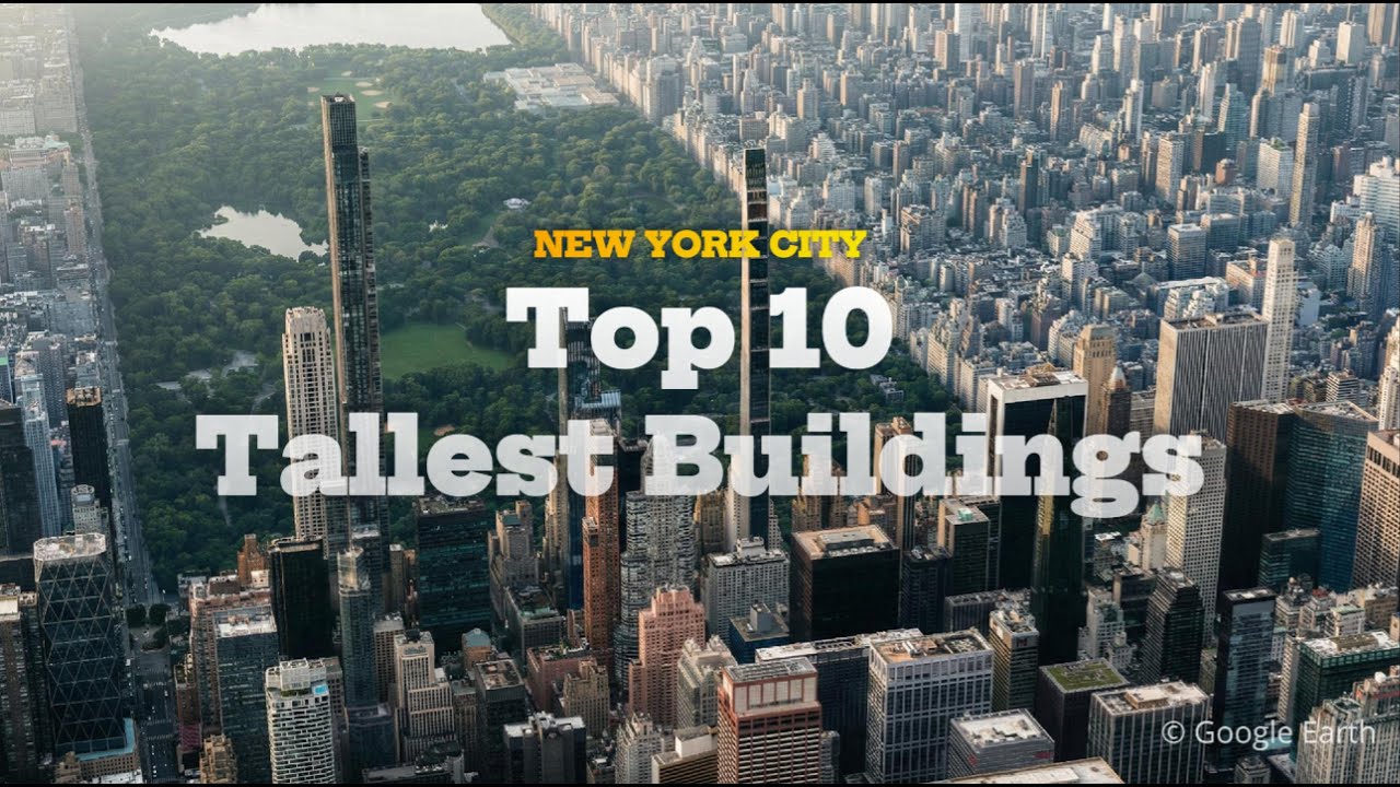 Top 10 Tallest Buildings in New York City | Cinematic Aerial Tour (2025)